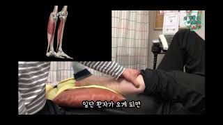 발목염좌 발목삠 Ankle sprain 핵심 치료 Tip 포인트 및 순서(발목을삐었을때)