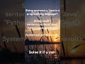 Can u solve the output? Strings and string functions | Java coding  #javachallenge #techgenius