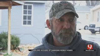 Landlord Accused Of Damaging Mobile Homes In NW OKC