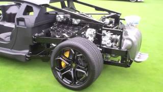 Lamborghini Aventador With Naked Chassis