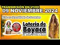 Resultado LOTERIA DE BOYACA del SÁBADO 09 de noviembre 2024.