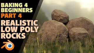 Realistic Low Poly Rocks | Beginners Baking | part 4 | Cavity Maps |Blender 2.8