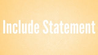 Using the Include Statement in Flask Templates