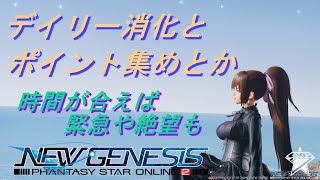 【PSO2NGS】デイリーとか老練とか絶望とかやれたら色々【ship10】