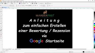 Bewertung Rezension via google ins Netz bringen