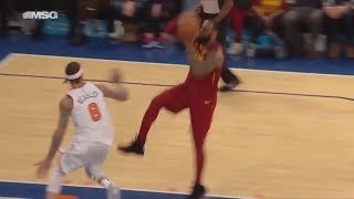 Michael Beasley Runs Away From Getting Dunked On By LeBron James!