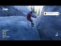 we played a realistic snowskating simulator...