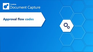 Approval flow codes in Continia Document Capture