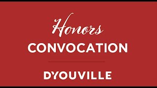 2021 D'Youville Honors Convocation