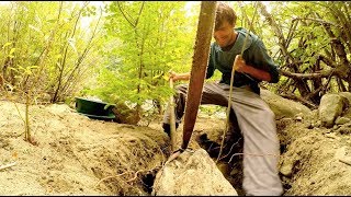 Hunting for gold deep into the Devil's Canyon, British Columbia, Canada.