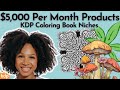 Amazon KDP Coloring Book Niche, Helium 10 Product Research