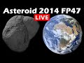 AIRPLANE-SIZE Asteroid 2014 FP47 Approach Earth Countdown