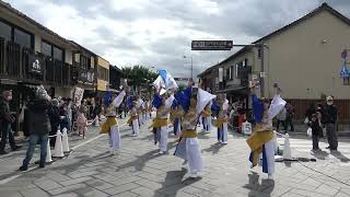 【4K】島根よさこい連 神在衆（縁）（第一回いずもだんだん祭り/神門通り会場３)