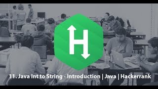 11. Int to String - Introduction | Java | Hackerrank