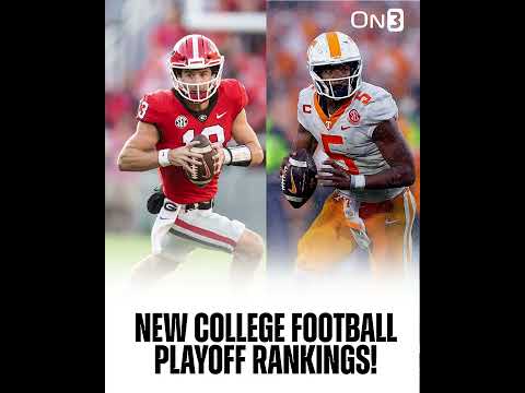 NEW College Football Playoff Rankings! #shorts | College Football, CFP ...