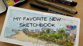 I love this watercolor sketchbook journal. It's great for travel or for your daily sketch practice.