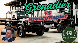 Ineos Grenadier and Ford Bronco Raptor NEWLY TRADED for a Mercedes G550