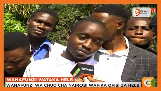 Wanafunzi wa Chuo Kikuu cha Egerton walalamikia kucheleweshwa kwa mikopo ya HELB