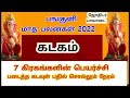 கடகம் ராசி பங்குனி மாத ராசி பலன்கள் 2022 | Panguni Matha Rasi Palan 2022 Kadagam in Tamil