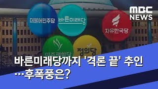 바른미래당까지 '격론 끝' 추인…후폭풍은? (2019.04.23/뉴스데스크/MBC)