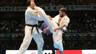 【新極真会】 The 11th World Karate Championship Men Quarterfinal3 Lukas Kubilius vs Nazar Nasirov