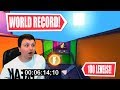 6:14 WORLD RECORD on 100 LEVEL DEATHRUN! (Fortnite Creative)