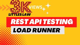 How to create REST API script for Load Testing in Loadrunner #loadrunner @vasanthtechtalk