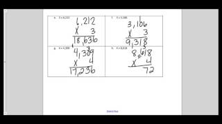 lesson 10 - multiply standard algorith