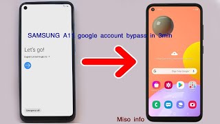 How to bypass FRP of Samsung A11 in 3 minutes