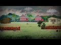 Animasi Rumah Kayu pedesaan|Village View Animation Background|no copy right