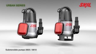 Skil Потопяеми помпи: 0805 за чиста вода / 0810 за мръсна вода