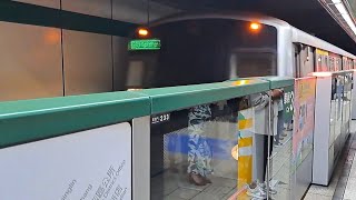 台北捷運松山新店線西門站13:41分拍攝310次開往松山的C371型-3系列318+317編組高運量系統鋼輪鋼軌式捷運列車