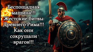 🫨Непобедимые воины Рима! Тактика, которая ужасала врагов!!! Древняя история.