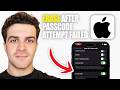 How to Erase iPhone After Failed Passcode Attempts (2026 Guide)