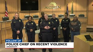 Anderson Police address recent string of violence