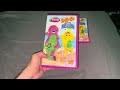 barney let’s go to the beach vhs dvd comparison