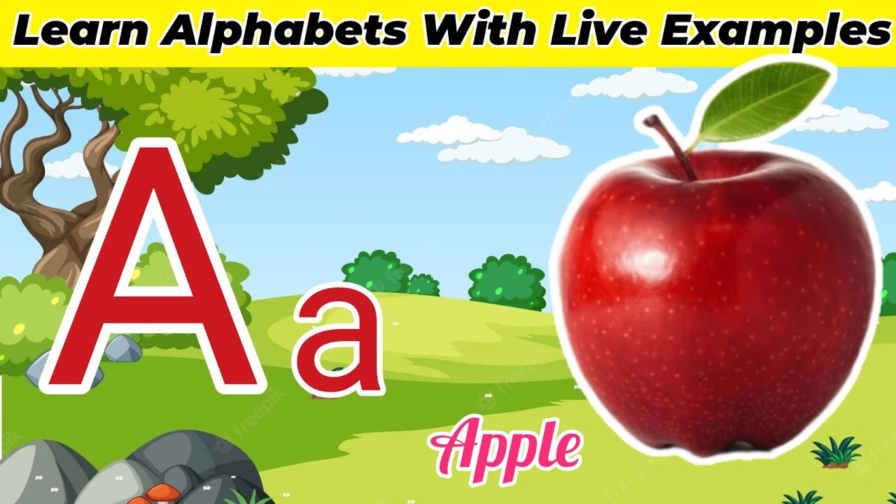 ABC SONG | A For Apple | A For Apple B For Ball | Phonics Song | Abcd ...