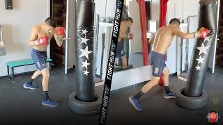 VERGIL ORTIZ DENTING UP HEAVY BAG DURING WORKOUT AS NEXT FIGHT LOOMS!