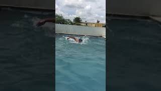 SLOWMOVE OF SWIMMING IN VEDIC VILLAGE RESORT