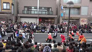 2018 12 16 バサカニ 信州大学YOSAKOI祭りサークル和っしょい 第1・2会場(公園会場)