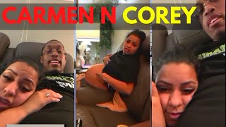 corey and carmen pritchett instagram live | corey pritchett instagram live