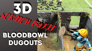 SCRATCH BUILT BLOODBOWL DUGOUTS