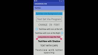 Android | TextView Widget
