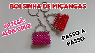 Bolsinha De Miçangas- Passo a Passo-HD 👜