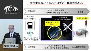 講演2「ゲノム解析研究から挑む新たな乳がん治療法開発」片桐 豊雅（国立研究開発法人医薬基盤・健康・栄養研究所 医薬基盤研究所長）