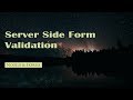 Server Side Express-Validation using Node.js & Express