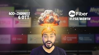 This Jio Fiber Plan Blew My Mind 🤯 | 298/- \u0026 398/- Plan | Unlimited Internet Calling,TV, OTT.