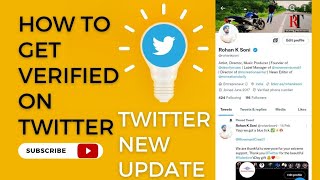 How to Get Verified on Twitter | Twitter Verification Badge | Twitter New Update | Rohan Technicals