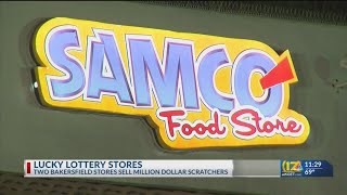 Two Bakersfield stores sell Lotto scratchers with million-dollar prize winners