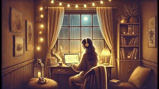 ☔ Rainy Day Reverie: 🎶 Lofi Beats to Chill, Study & Focus | Relaxing Music for Productivity 🧠